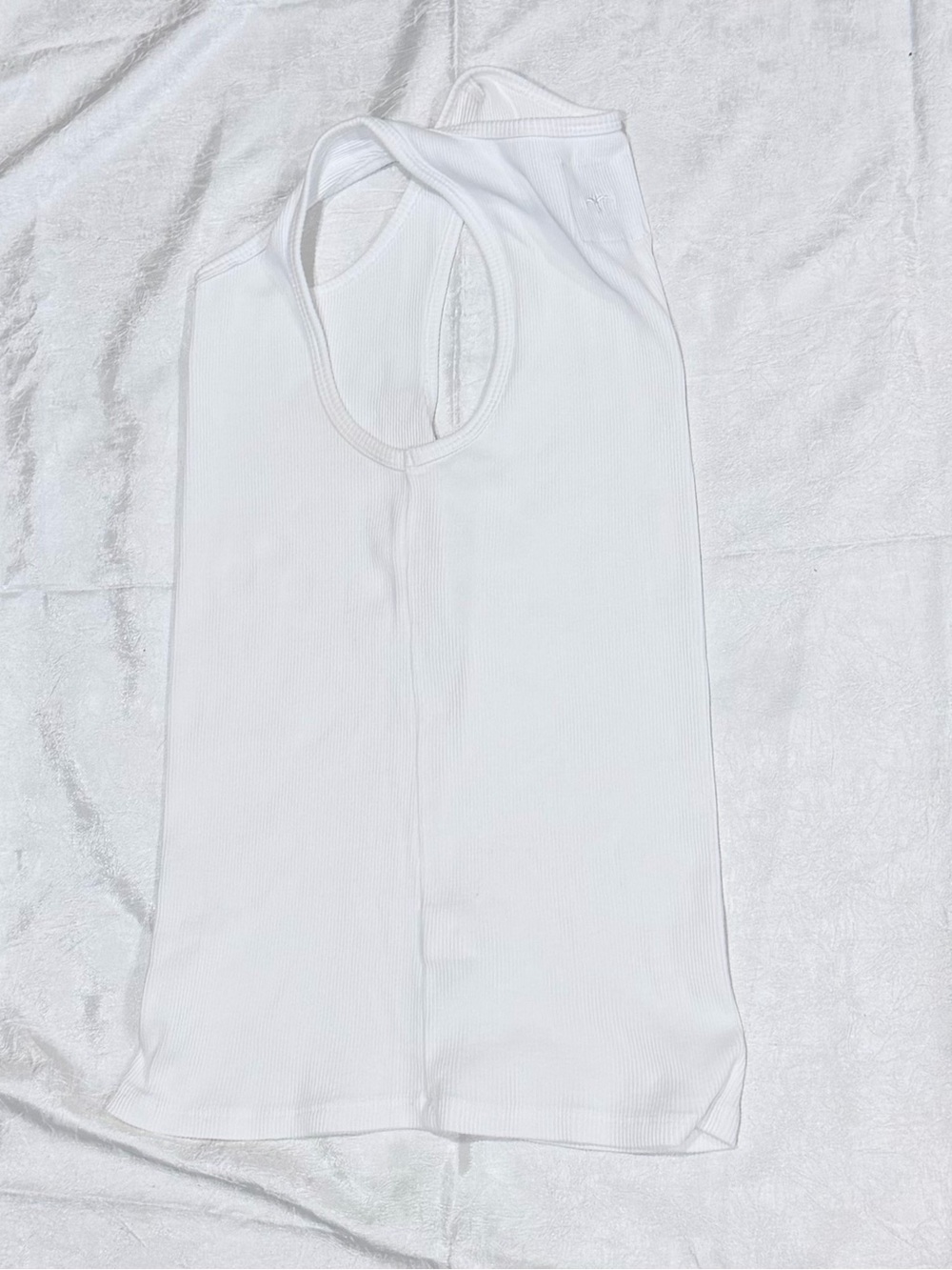 Serra by Joie Rucker Ribbed Tank Top White Size XS Luxury Basic Capsule Wardrobe - Picture 2 of 5